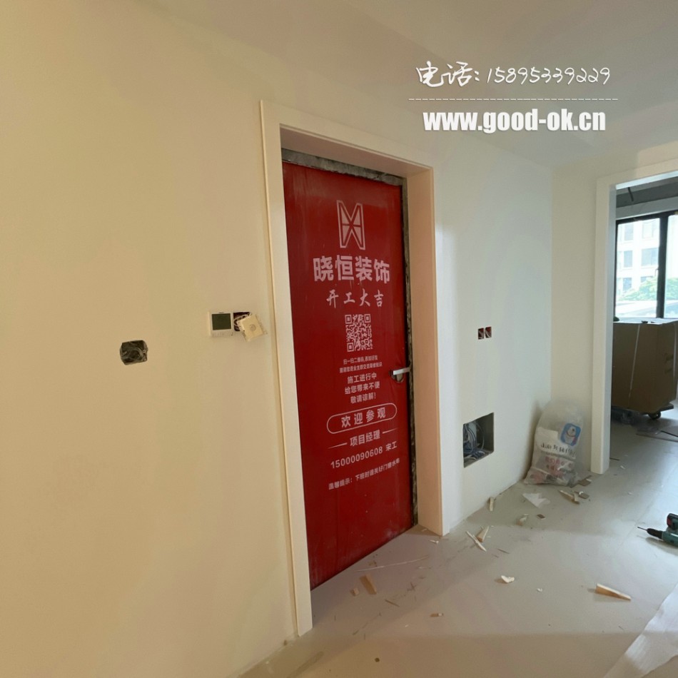 上海-古萃北区-实木门定制,实木移门定制,隐形门,外平内开门定做。静音锁_002