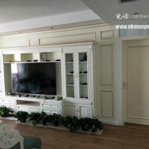 酒柜花架_酒柜花架玄关柜-（无锡木门厂）_28